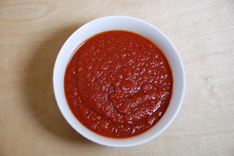 Bowl of marinara sauce