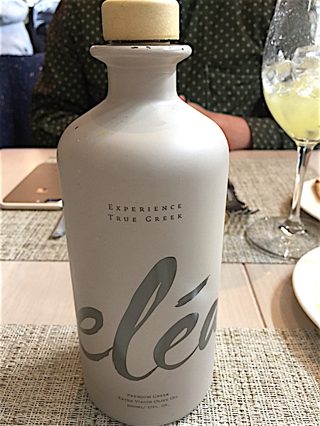 Bottle of Elea olive oil