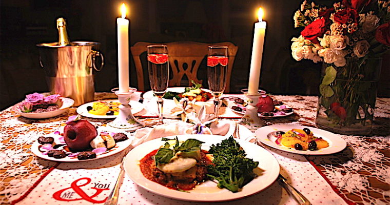A romantic gourmet dinner wins every heart!
