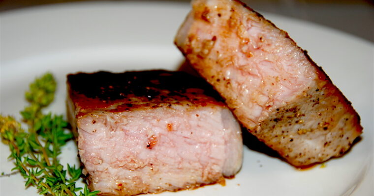 Brined Boneless Pork Loin Chops are the Tops!